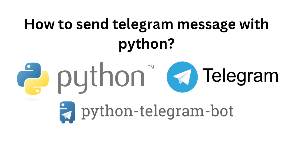 How to send telegram message with python?